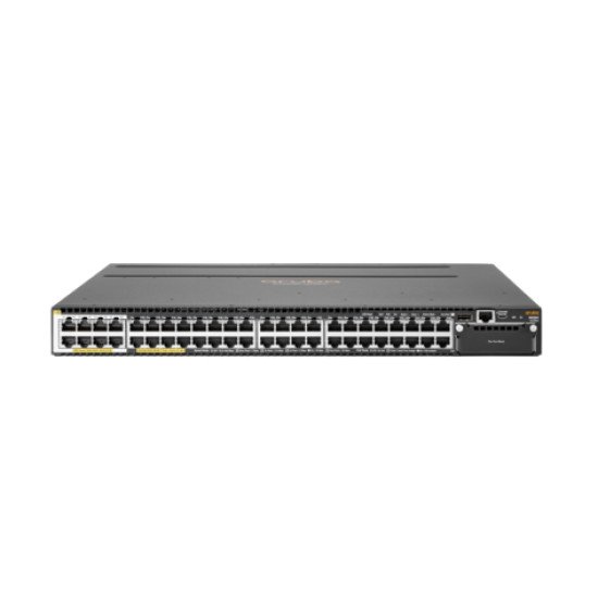 HPE Aruba 3810M 40G 8 HPE Smart Rate PoE+ 1-slot Switch Géré L3 Gigabit Ethernet (10/100/1000) Connexion Ethernet, supportant l'alimentation via ce port (PoE) 1U Noir