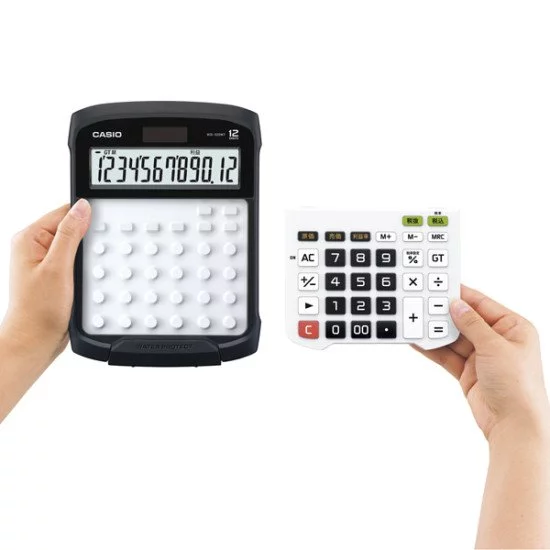 Sotel  Casio WD-320MT calculatrice Bureau Calculatrice financière Noir,  Blanc