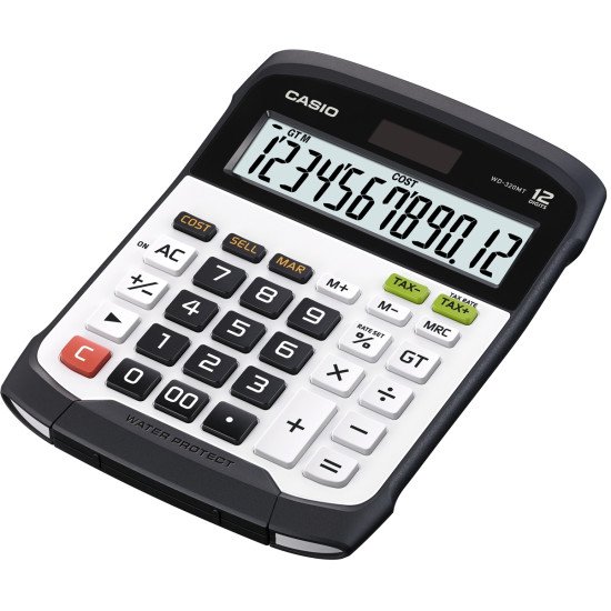 Casio WD-320MT calculatrice Bureau Calculatrice financière Noir, Blanc