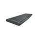 Logitech MK235 clavier RF sans fil QWERTZ Croate, Slovène Noir