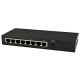 ALLNET ALL-SG8208PD commutateur réseau Non-géré Gigabit Ethernet (10/100/1000) Connexion Ethernet POE Noir