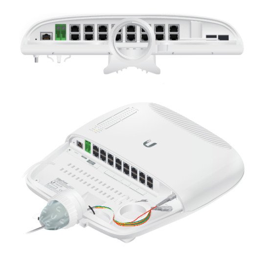 Ubiquiti EP-S16 commutateur réseau L2/L3 Gigabit Ethernet (10/100/1000) Connexion Ethernet POE Blanc