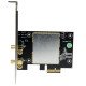 StarTech.com Carte réseau PCI Express sans fil AC600 double bande - Adaptateur PCIe WiFi 802.11ac