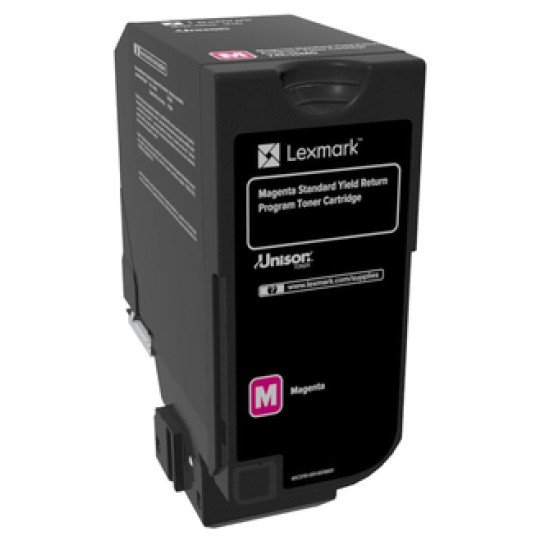 Lexmark 74C2SM0 toner Original Magenta 1 pièce(s)