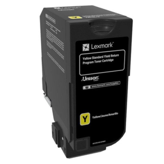 Lexmark 74C2SY0 toner Original Jaune 1 pièce(s)