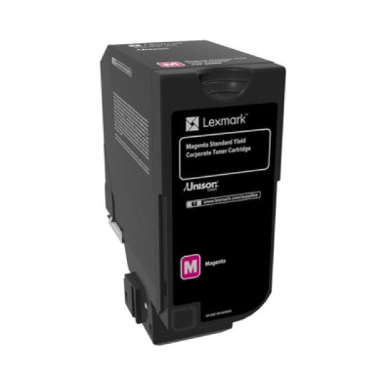 Lexmark 74C2SME toner Original Magenta 1 pièce(s)