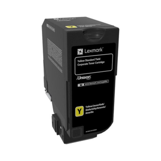 Lexmark 74C2SYE toner Original Jaune 1 pièce(s)