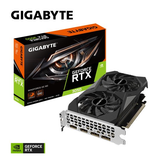 Gigabyte GeForce RTX 3050 WINDFORCE OC 6G NVIDIA 6 Go GDDR6