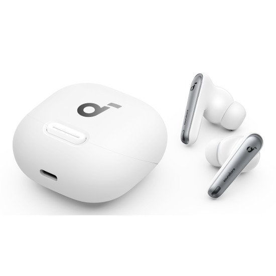 Anker Liberty 4 NC Casque Sans fil Ecouteurs Appels/Musique USB Type-C Bluetooth Blanc