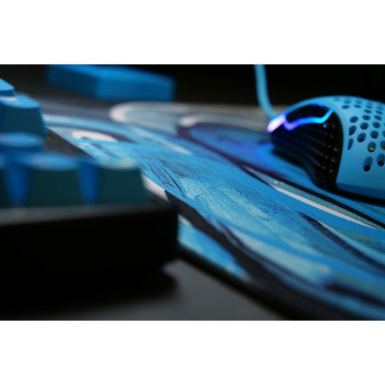 CHERRY XTRFY GP4 Tapis de souris de jeu Noir, Bleu, Gris