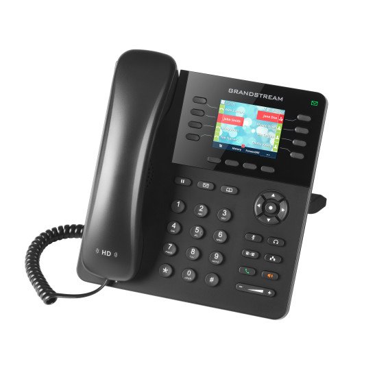 Grandstream Networks GXP2135 téléphone fixe Noir 8 lignes TFT