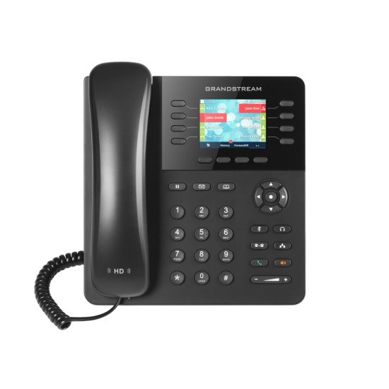 Grandstream Networks GXP2135 téléphone fixe Noir 8 lignes TFT