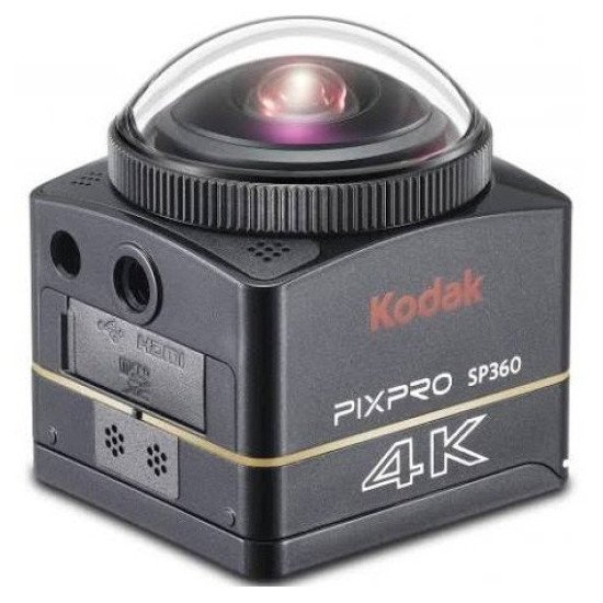 Kodak PIXPRO SP360 4K Aqua caméra pour sports d'action 12,76 MP Full HD CMOS 25,4 / 2,33 mm (1 / 2.33") Wifi 102 g