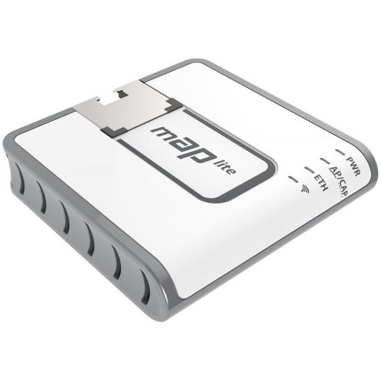 Mikrotik mAP lite Blanc Connexion Ethernet POE