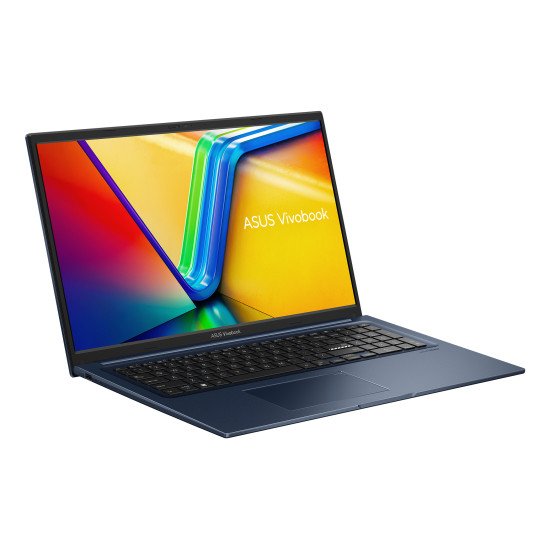 ASUS Vivobook 17 X1704ZA-AU245W Intel® Core™ i3 i3-1215U Ordinateur portable 43,9 cm (17.3") Full HD 8 Go DDR4-SDRAM 512 Go SSD Wi-Fi 6E (802.11ax) Windows 11 Home Bleu