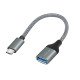 LogiLink CU0106 câble USB 0,15 m USB 3.2 Gen 1 (3.1 Gen 1) USB C USB A Gris