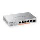 Zyxel XMG-105HP Non-géré 2.5G Ethernet (100/1000/2500) Connexion Ethernet POE Argent