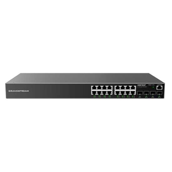 Grandstream Networks GWN7802 commutateur réseau Géré L2+ Gigabit Ethernet (10/100/1000) Noir