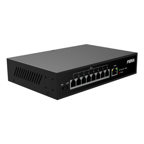 Fanvil PN8 commutateur réseau Non-géré Fast Ethernet (10/100) Noir