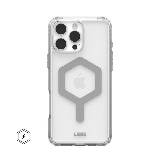 Urban Armor Gear Plyo coque de protection pour téléphones portables 17,5 cm (6.9") Housse Argent, Transparent