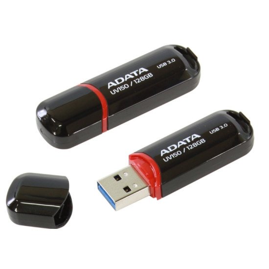 ADATA AUV150-128G-RBK lecteur USB flash 128 Go USB Type-A 3.2 Gen 1 (3.1 Gen 1) Noir