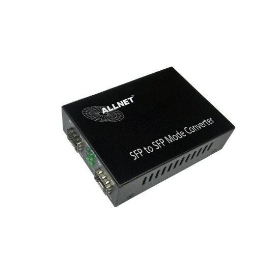 ALLNET 134409 convertisseur de support réseau 1000 Mbit/s Multimode, Monomode Noir