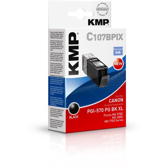 KMP C107BPIX cartouche d'encre Noir