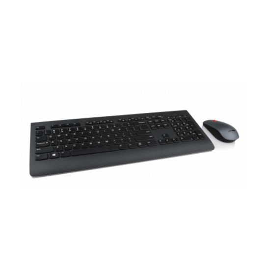 Lenovo 4X30H56825 clavier RF sans fil Français, Allemand Noir