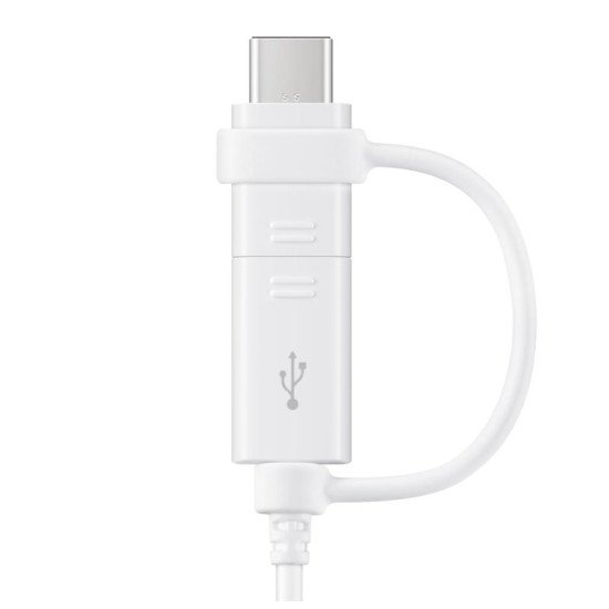 Samsung EP-DG930 câble USB 1,5 m USB 2.0 USB A USB C/Micro-USB B Blanc