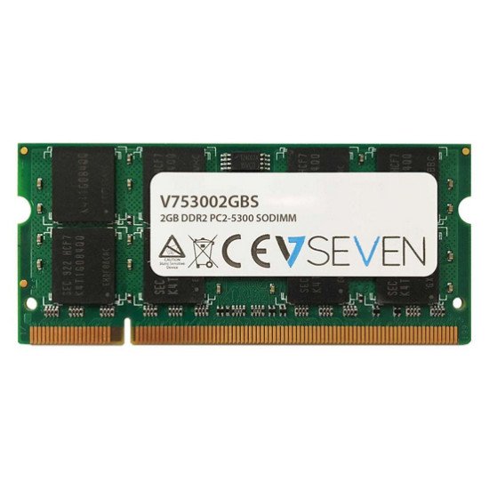 V7  V753002GBS 2Go DDR2 PC2-5300 667Mhz SO DIMM 