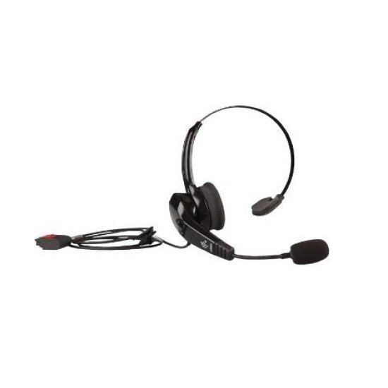 Zebra HS2100 Casque Arceau Noir