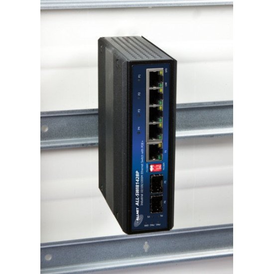 ALLNET 134037 Non-géré Gigabit Ethernet (10/100/1000) Connexion Ethernet POE Noir