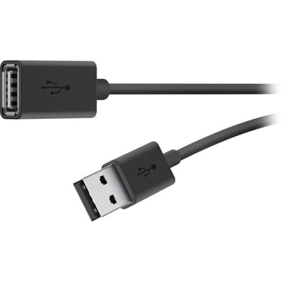 Belkin USB 2.0 A M/F 4.8m câble USB 4,8 m USB A Noir