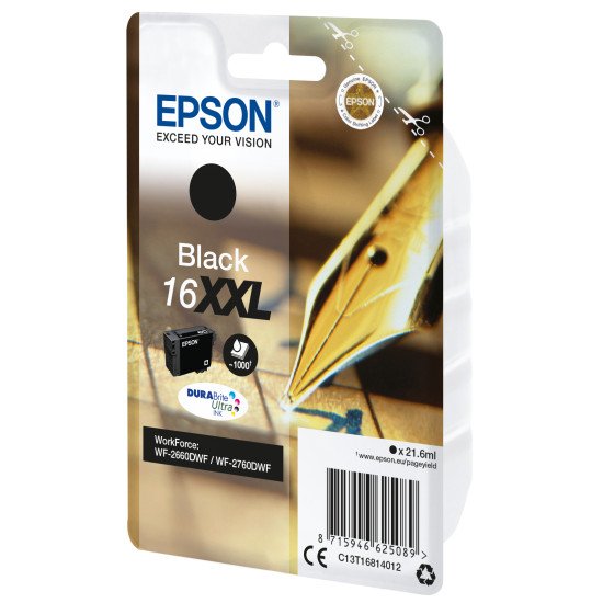 Epson Cartouche "Stylo à plume"16XXL - Encre DURABrite Ultra N