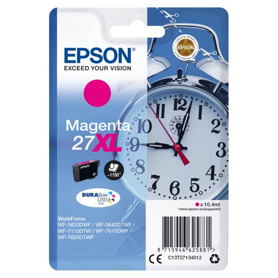 Epson Singlepack Magenta 27XL DURABrite Ultra Ink