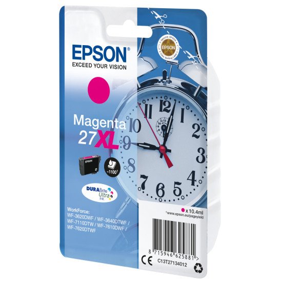 Epson Singlepack Magenta 27XL DURABrite Ultra Ink