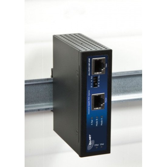 ALLNET 134036 Non-géré L2 Gigabit Ethernet (10/100/1000) Connexion Ethernet POE Noir