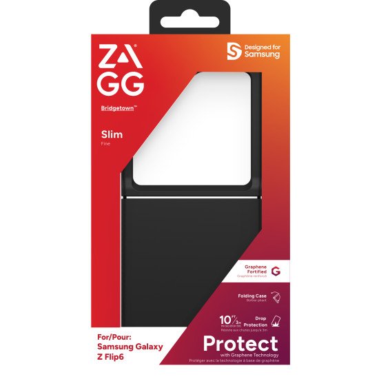 ZAGG Bridgetown coque de protection pour téléphones portables 17 cm (6.7") Housse Noir