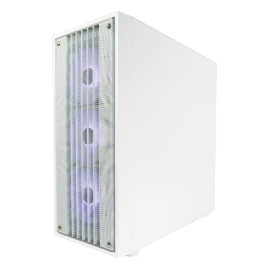 LC-Power LC-810W-ON unité centrale Midi Tower Blanc