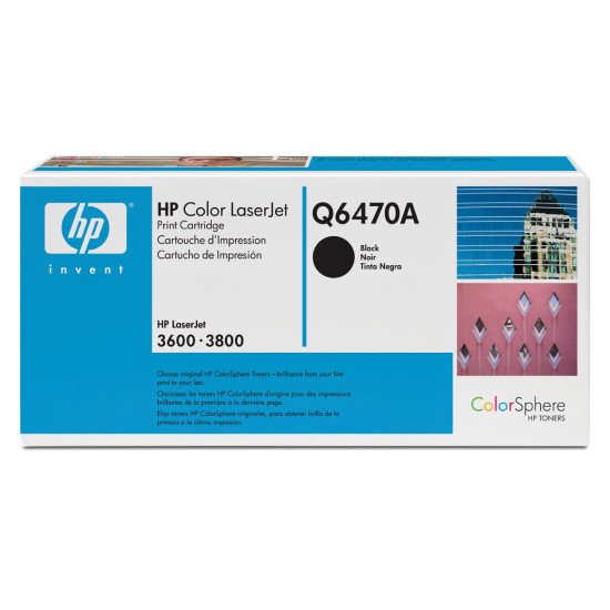 HP 501A / Q6470A Toner Noir