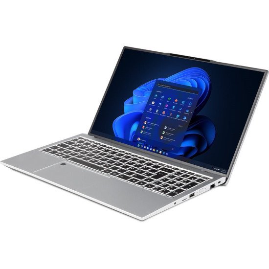 TERRA MOBILE 1551R Intel® Core™ i5 i5-1335U Ordinateur portable 39,6 cm (15.6") Full HD 16 Go DDR5-SDRAM 512 Go SSD Wi-Fi 6 (802.11ax) Windows 11 Pro Argent