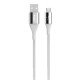 Belkin DuraTek câble USB 1,2 m USB 2.0 USB A Micro-USB B Argent