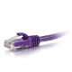 C2G Câble de raccordement réseau Cat6 avec gaine non blindé (UTP) de 2 M - Violet