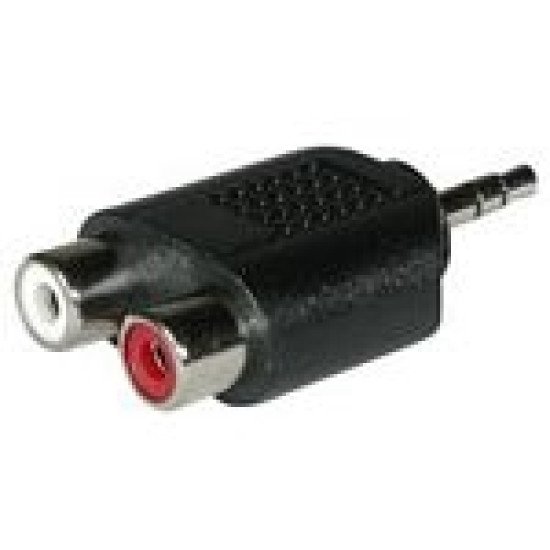 C2G Stereo/Dual RCA Adaptateur 2x RCA FM 3.5mm Stereo M