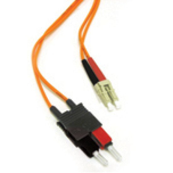 C2G 2m LC/SC LSZH Duplex 50/125 Multimode Fibre Patch Cable câble de fibre optique Orange