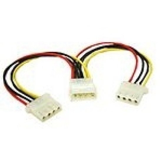 C2G 5.25 Internal Power Y-Cable Molex 2 x Molex