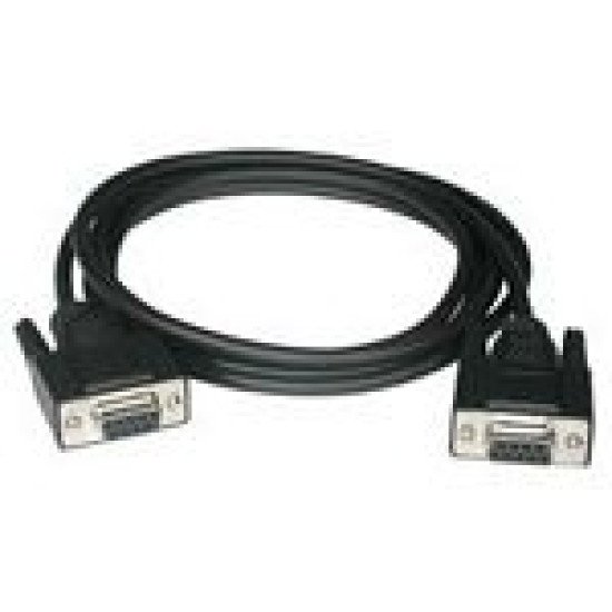 C2G 5m DB9 F/F Modem Cable câble de réseau Noir