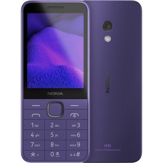 Nokia 235 4G (2024) 7,11 cm (2.8") Violet Téléphone numérique