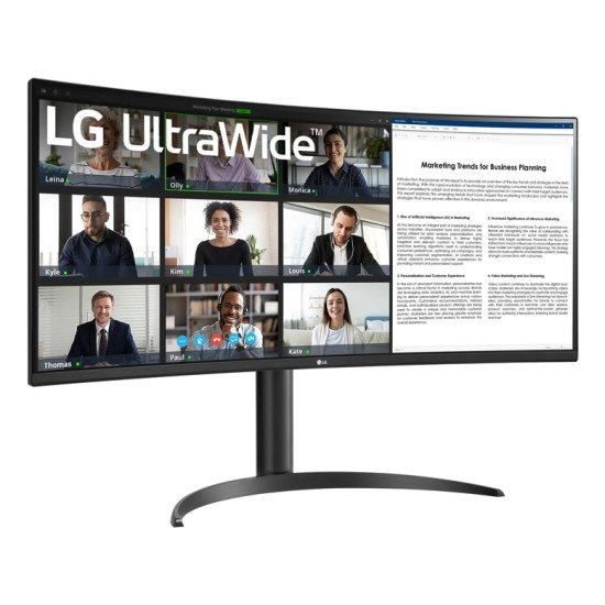 LG 34WR55QK-B écran PC 86,4 cm (34") 3440 x 1440 pixels Wide Quad HD Noir