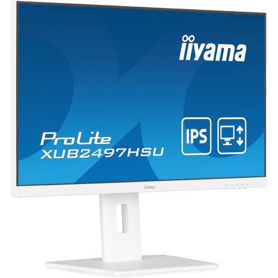 iiyama ProLite XUB2497HSU-W2 écran PC 60,5 cm (23.8") 1920 x 1080 pixels Full HD LED Blanc